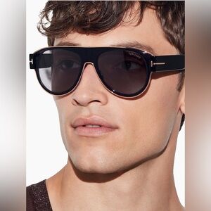 NEW!!! Tom Ford Lyle-02 TF1074 01C unisex sunglasses Authentic Retail 580$